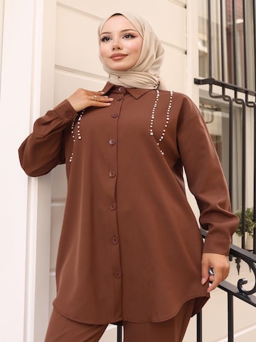 MODAMIHRAM Tunic in Brown