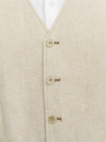 Gilet de costume 'RIVIERA' JACK & JONES en beige