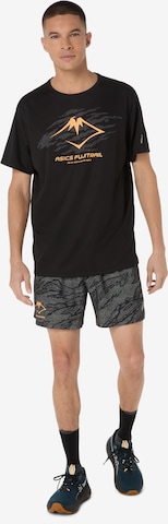 ASICS Regular Sportshorts in Schwarz