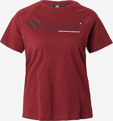 Hummel Λειτουργικό μπλουζάκι 'Noni 2.0' σε κόκκινο: μπροστά