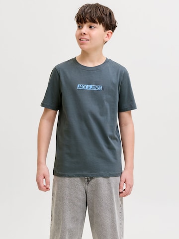 T-Shirt 'JJMUNK' Jack & Jones Junior en bleu : devant
