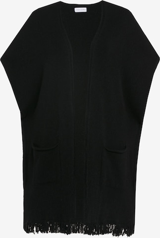 Gina Laura Knit Cardigan in Black: front