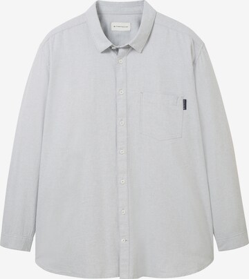 Coupe regular Chemise TOM TAILOR Men + en gris : devant