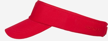 Hatland Cap 'Neptune' in Rot: Vorderseite