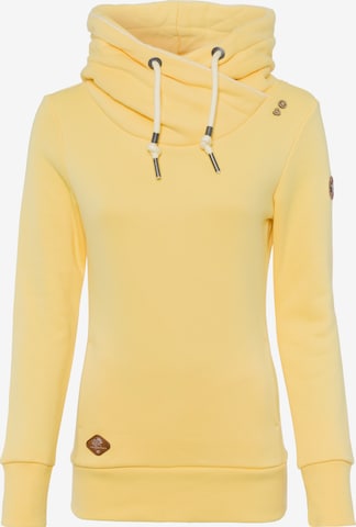 Ragwear Sweatshirt in Gelb: Vorderseite