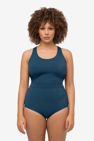 Ulla Popken Swimsuit in Green: front