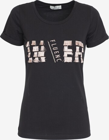 Influencer Shirt in Black: front