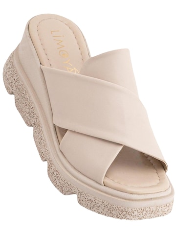 Limoya Pantolette 'Damenpantoffeln'‌‌‌ in Beige: Vorderseite
