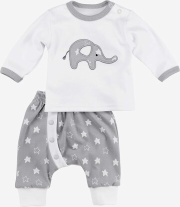 Set 'Little Elephant' Baby Sweets en gris : devant