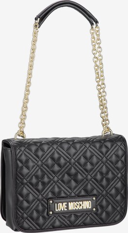 Love Moschino Handtasche in Schwarz: predná strana