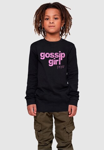 ABSOLUTE CULT Shirt 'Gossip Girl' in Zwart: voorkant