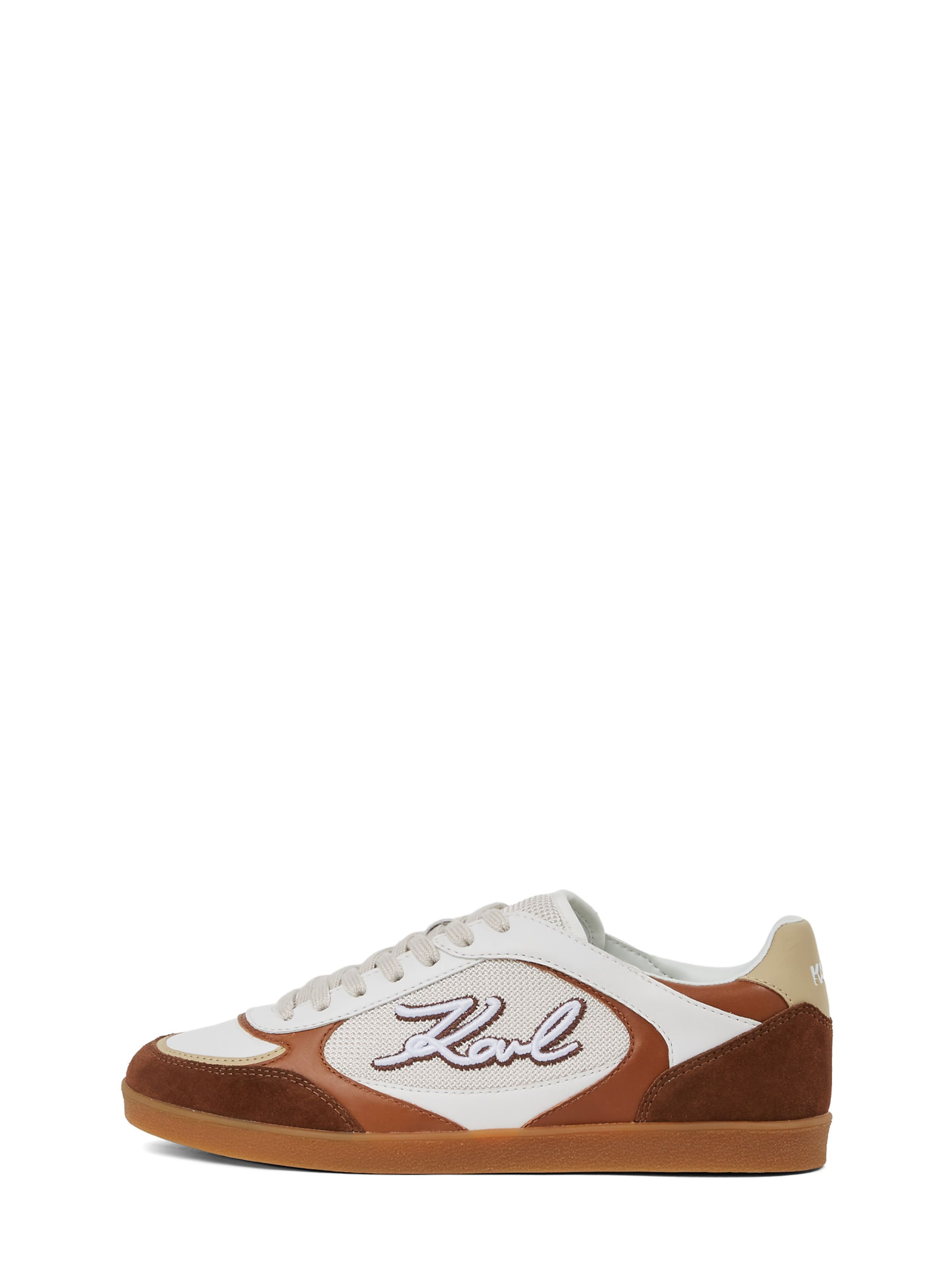 Sneaker low 'Kandidate Signia' Karl Lagerfeld pe maro / maro caramel / alb, Vizualizare produs