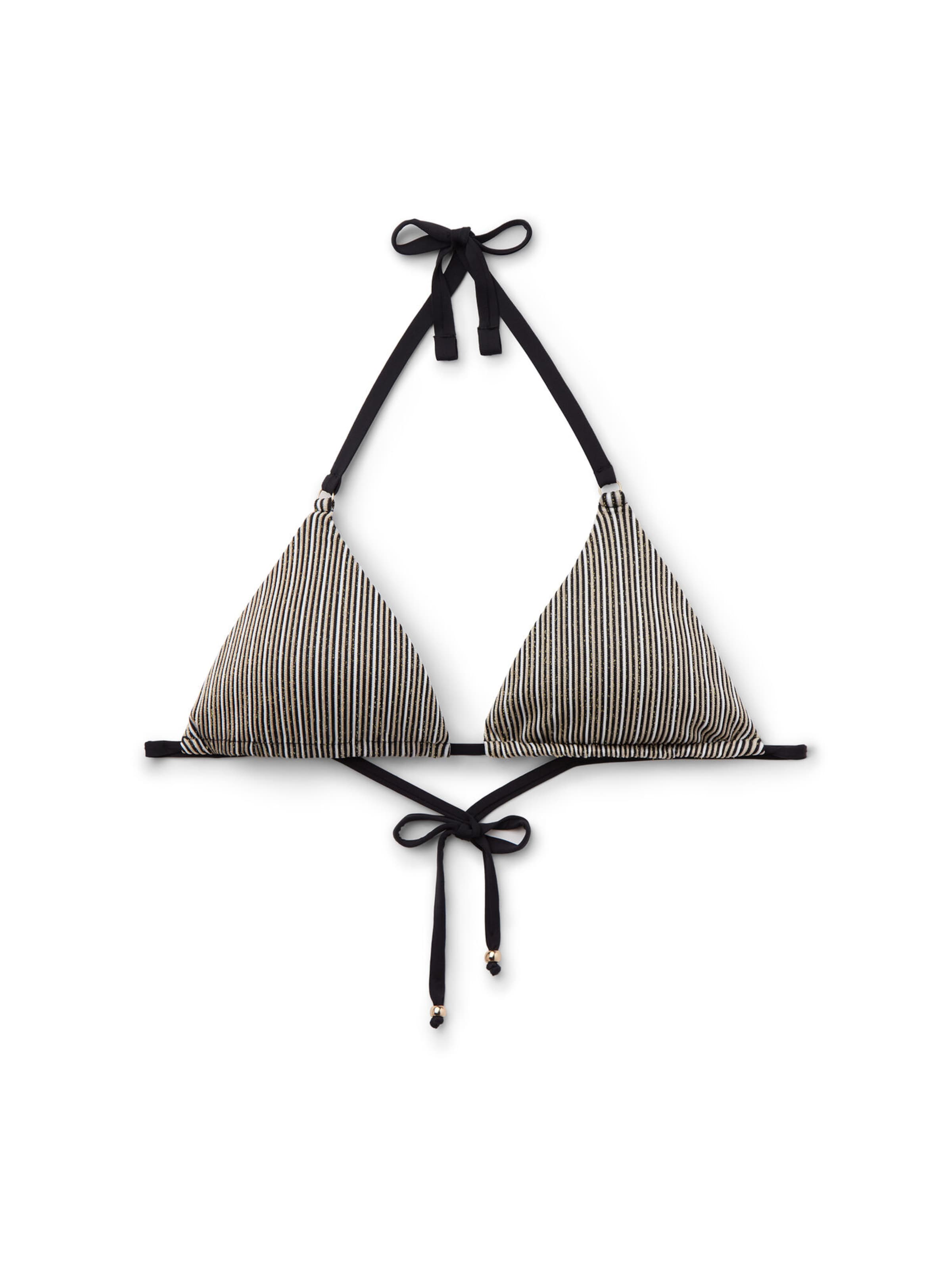 CALZEDONIA Triangle Bikini Top in Gold: front