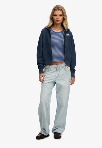 Superdry & Co Zip-Up Hoodie in Blue
