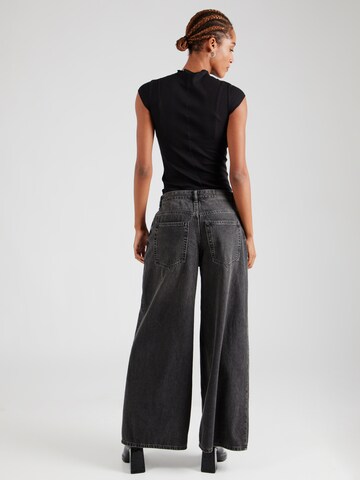 Monki Wide leg Jeans in Black