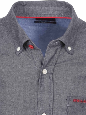 NZA New Zealand Auckland Regular fit Overhemd in Blauw