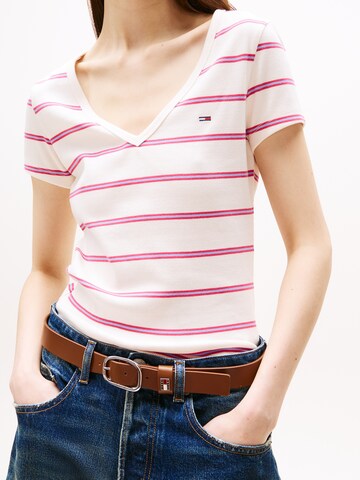 Tommy Jeans Tričko 'ESSENTIAL' – bílá