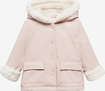 MANGO KIDS Winter Jacket 'Snow' in Pink: front
