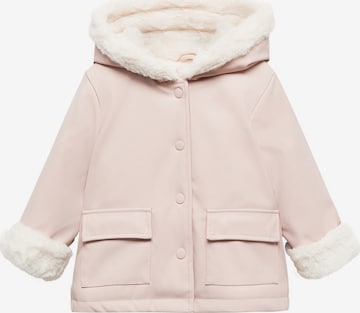 MANGO KIDS Winterjas 'Snow' in Roze: voorkant