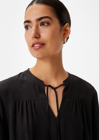 comma casual identity Blouse in Zwart