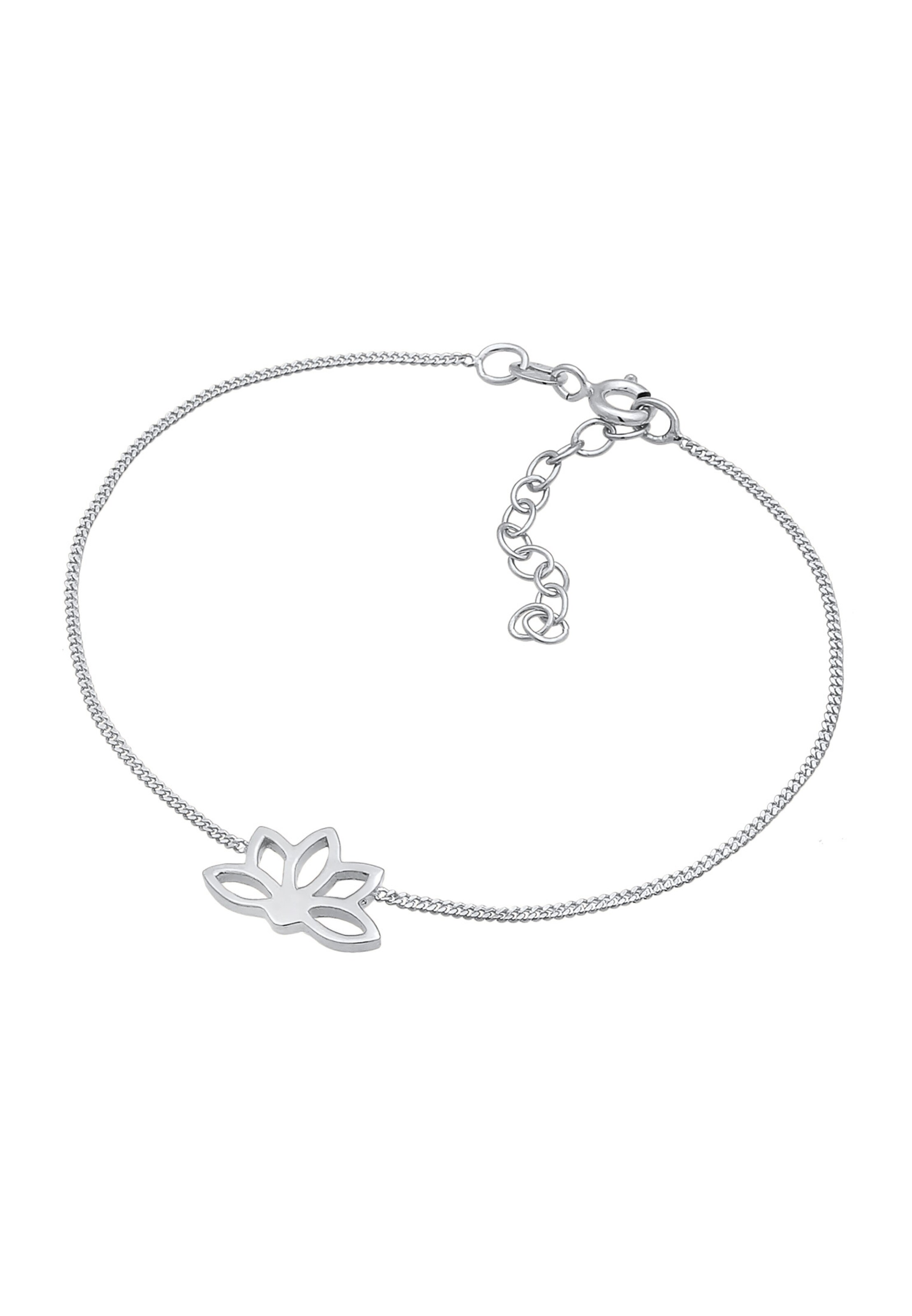 Bracelet 'Lotusblume' ELLI en argent