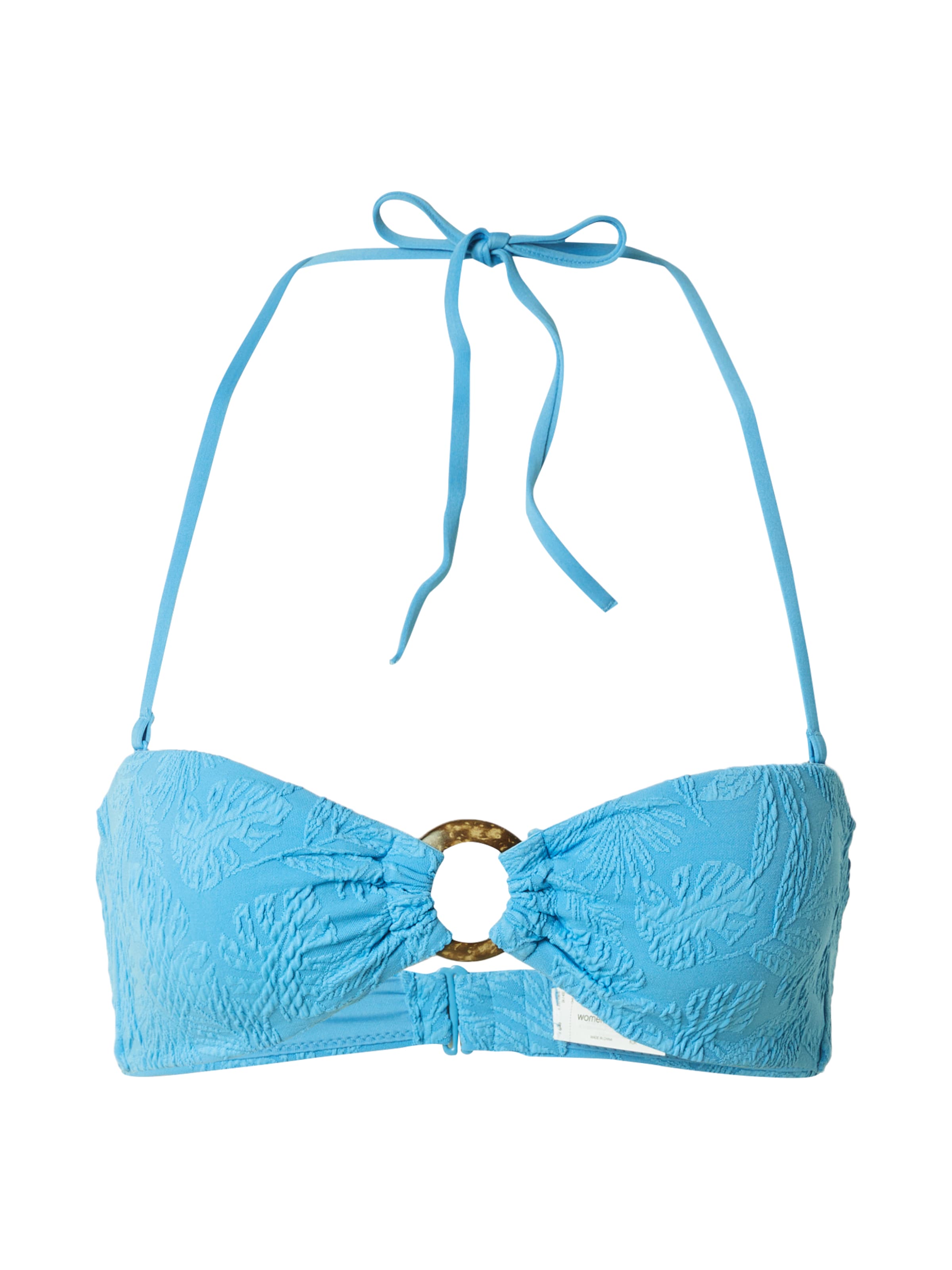 Women' SecretBandeau Bikini gornji dio - plava boja: prednji dio