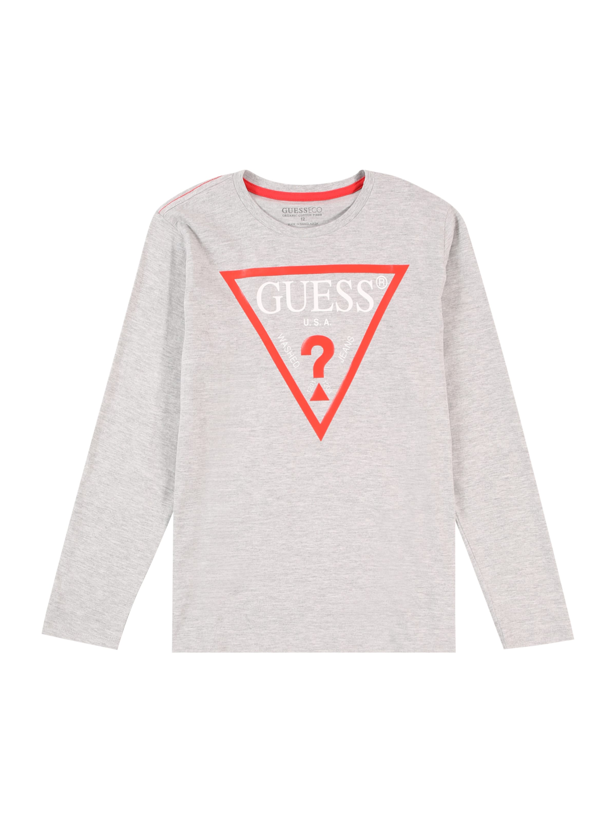 GUESS Μπλουζάκι σε γκρι: μπροστά