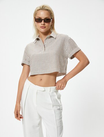 Koton Bluse in Beige: Vorderseite