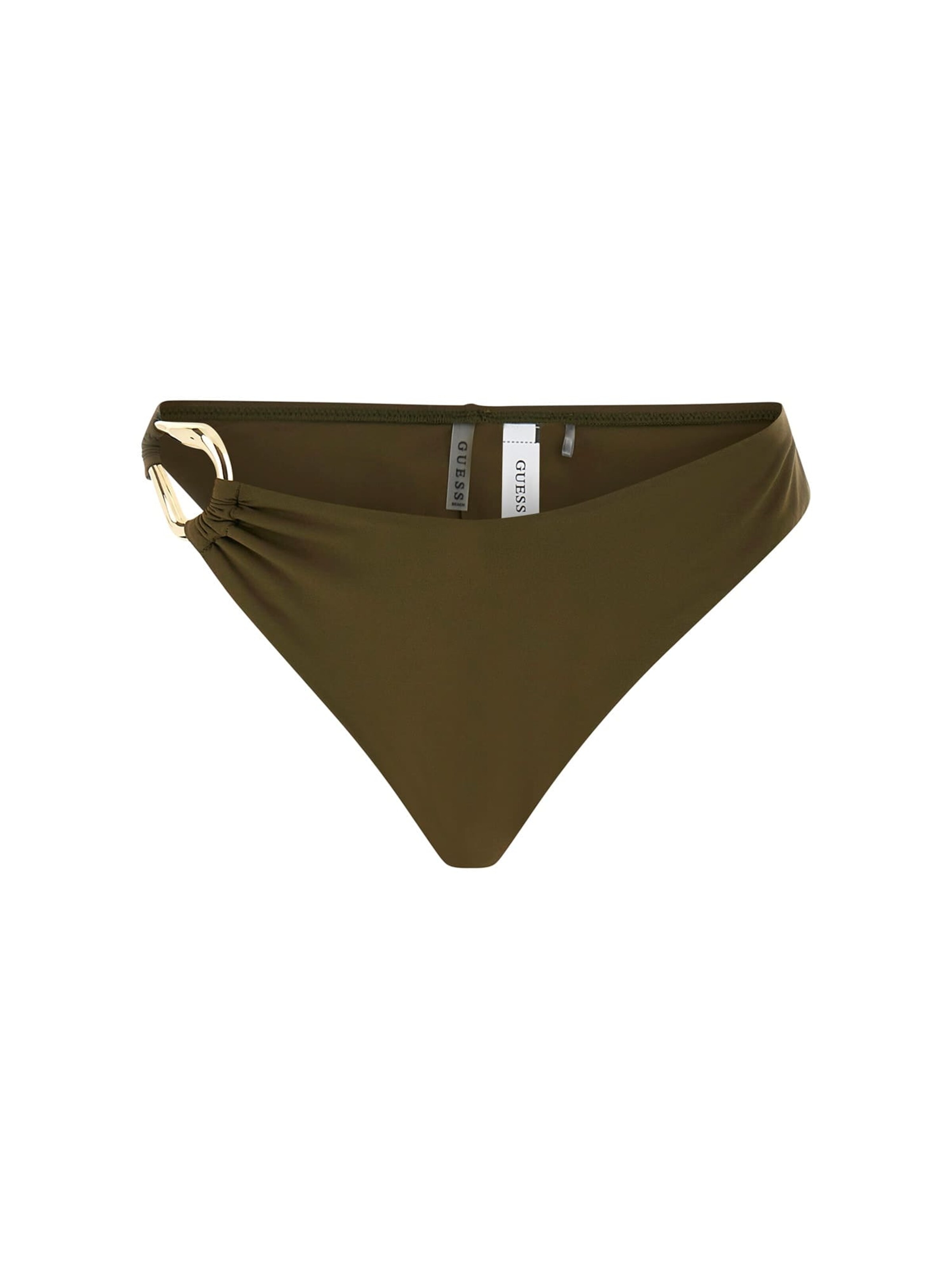 GUESS Bikini Bottoms in Brown: front