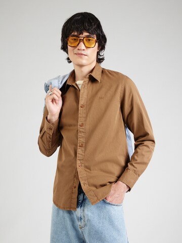 Lee Rovný strih Košeľa - Hnedá: predná strana