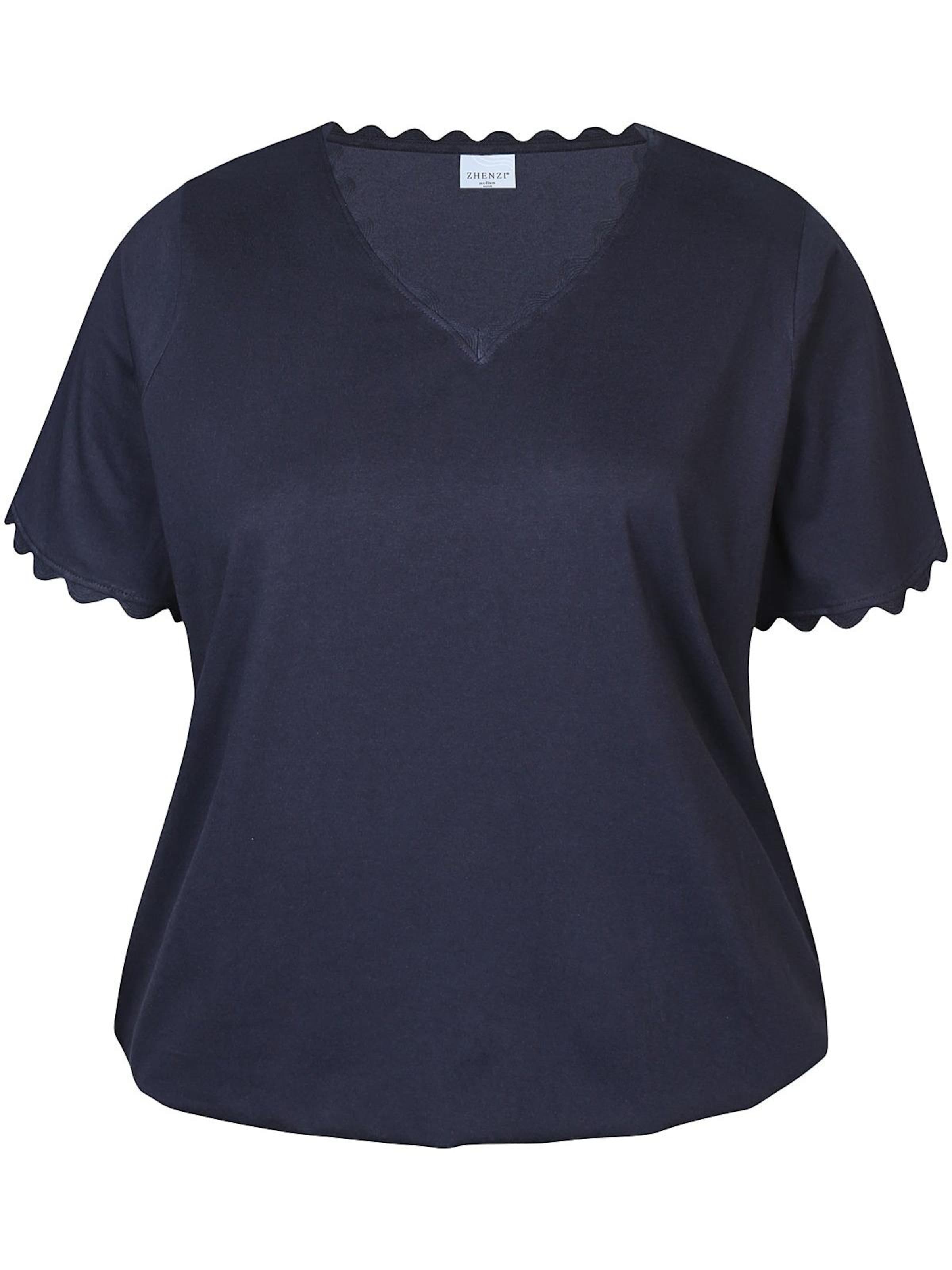 Zhenzi Shirt 'Carla' in Blauw: voorkant