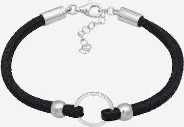 ELLI Bracelet 'Kreis' in Black: front