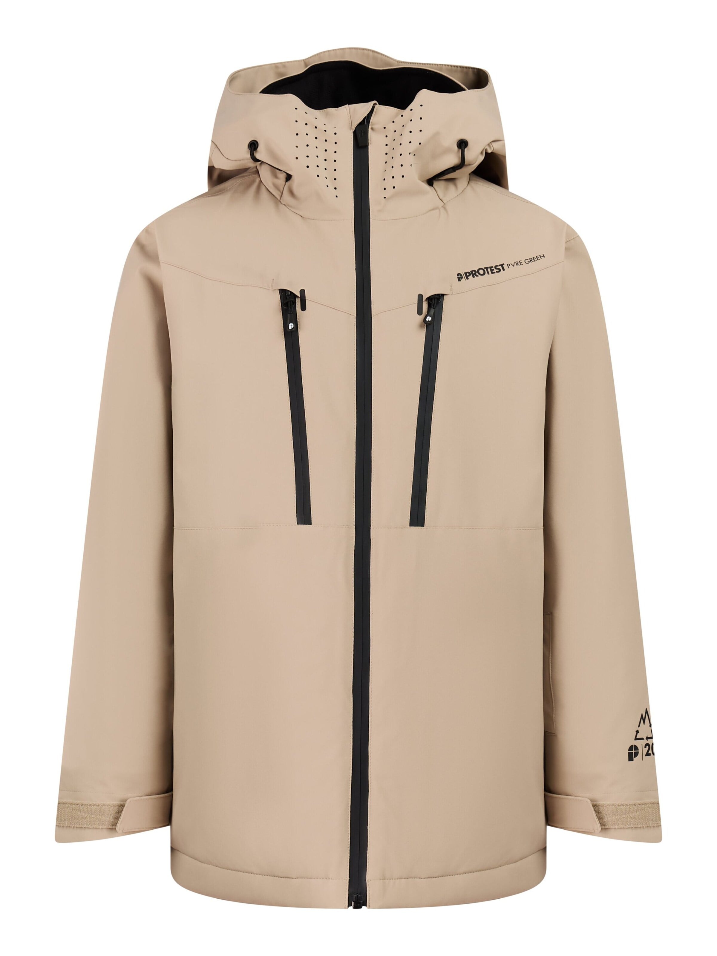 Veste de sport 'PRTWixan JR' PROTEST en beige : devant