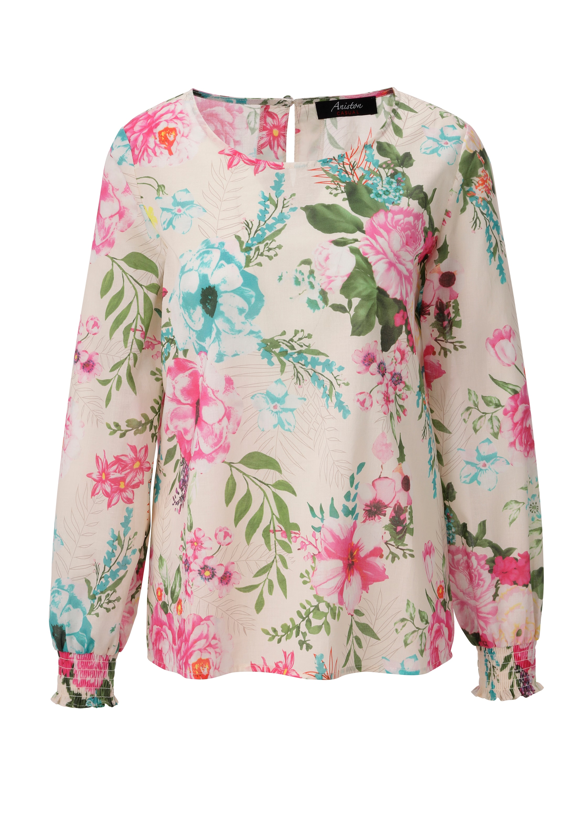 Aniston CASUAL Blouse in Beige: front