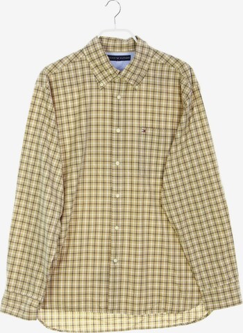 TOMMY HILFIGER Button Up Shirt in L in Beige: front