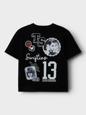 T-Shirt 'NKFFEYRE CELEBRITY ICONS' NAME IT en noir