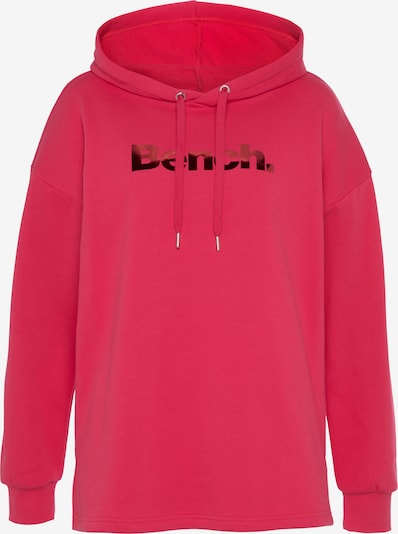 BENCH Sweatshirt in dunkelbraun / pink / magenta, Produktansicht