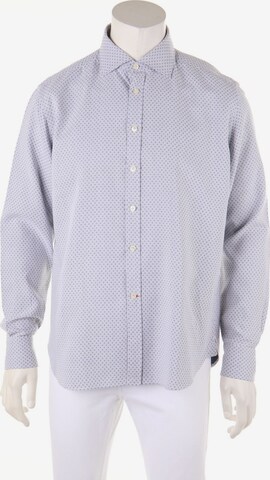 BARKING shirts Button Up Shirt in L in Grey: front
