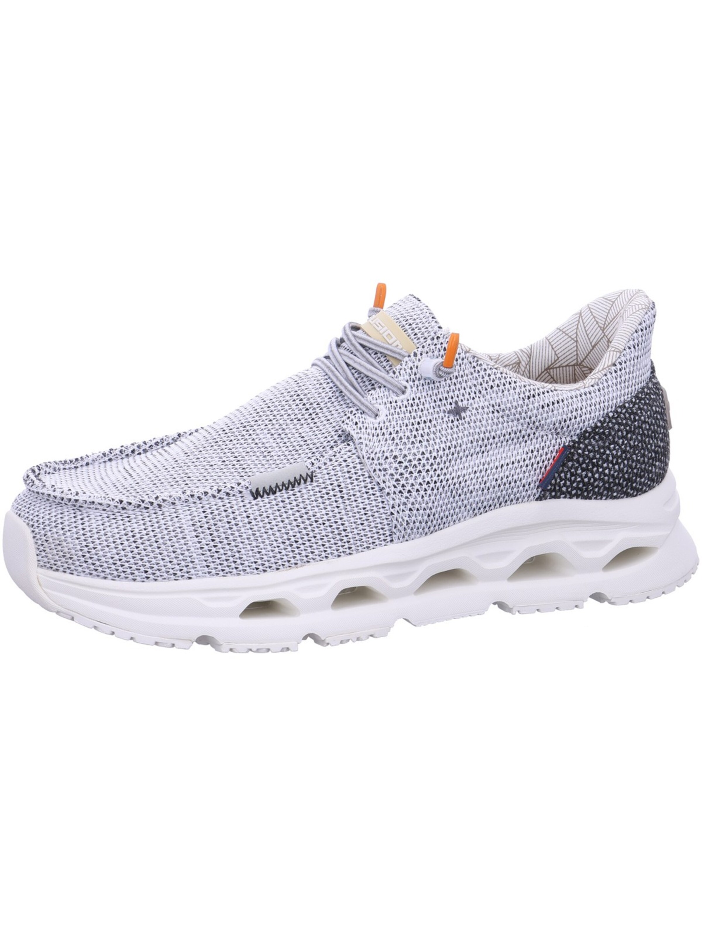 Fusion Schnürschuh 'Fusion Sneaker Weiß'‌‌‌ in Weiß: Vorderseite