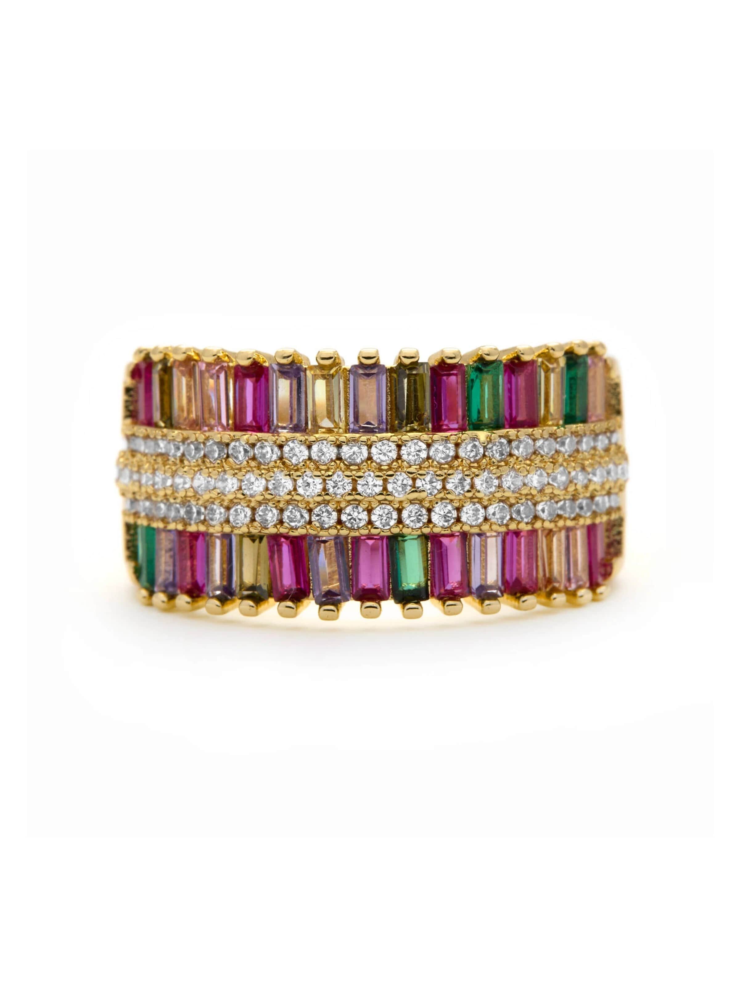 Luxenter Ring 'Maku' in Mixed colors: front