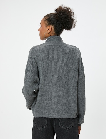 Koton Gebreid vest in Grijs