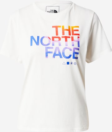 THE NORTH FACE - Camiseta funcional en blanco: frente