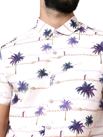 Campus Sutra Regular fit Button Up Shirt in White