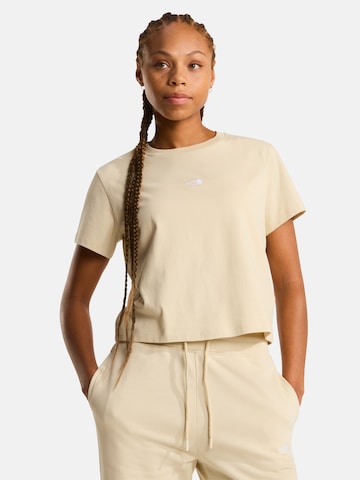 THE NORTH FACE Футболка 'Essential Cutie' в Бежевый: спереди