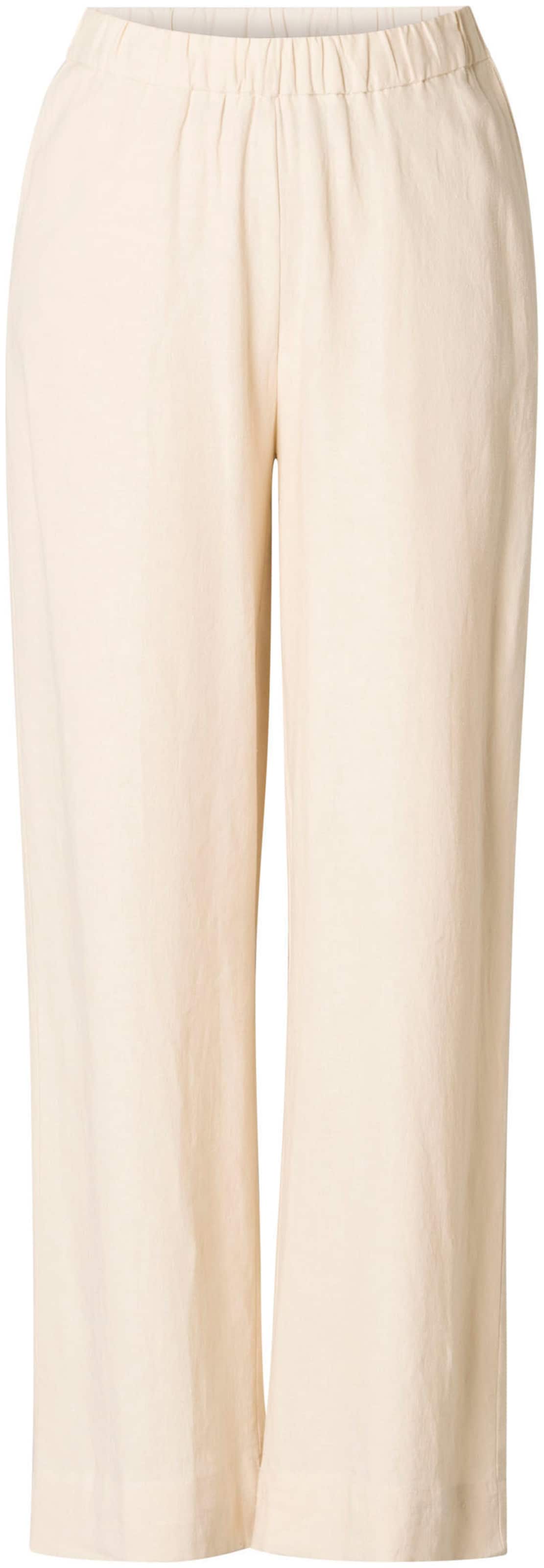 BASE LEVEL CURVY Hose in Beige: Vorderseite