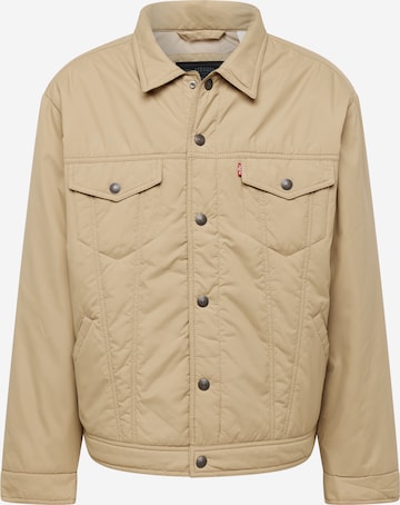 LEVI'S ® Tussenjas 'Relaxed Fit Padded Truck' in Beige: voorkant