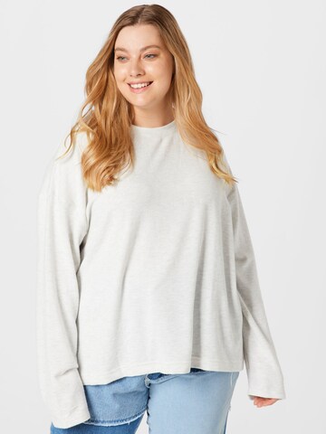 Cotton On Curve T-shirt i grå: framsida