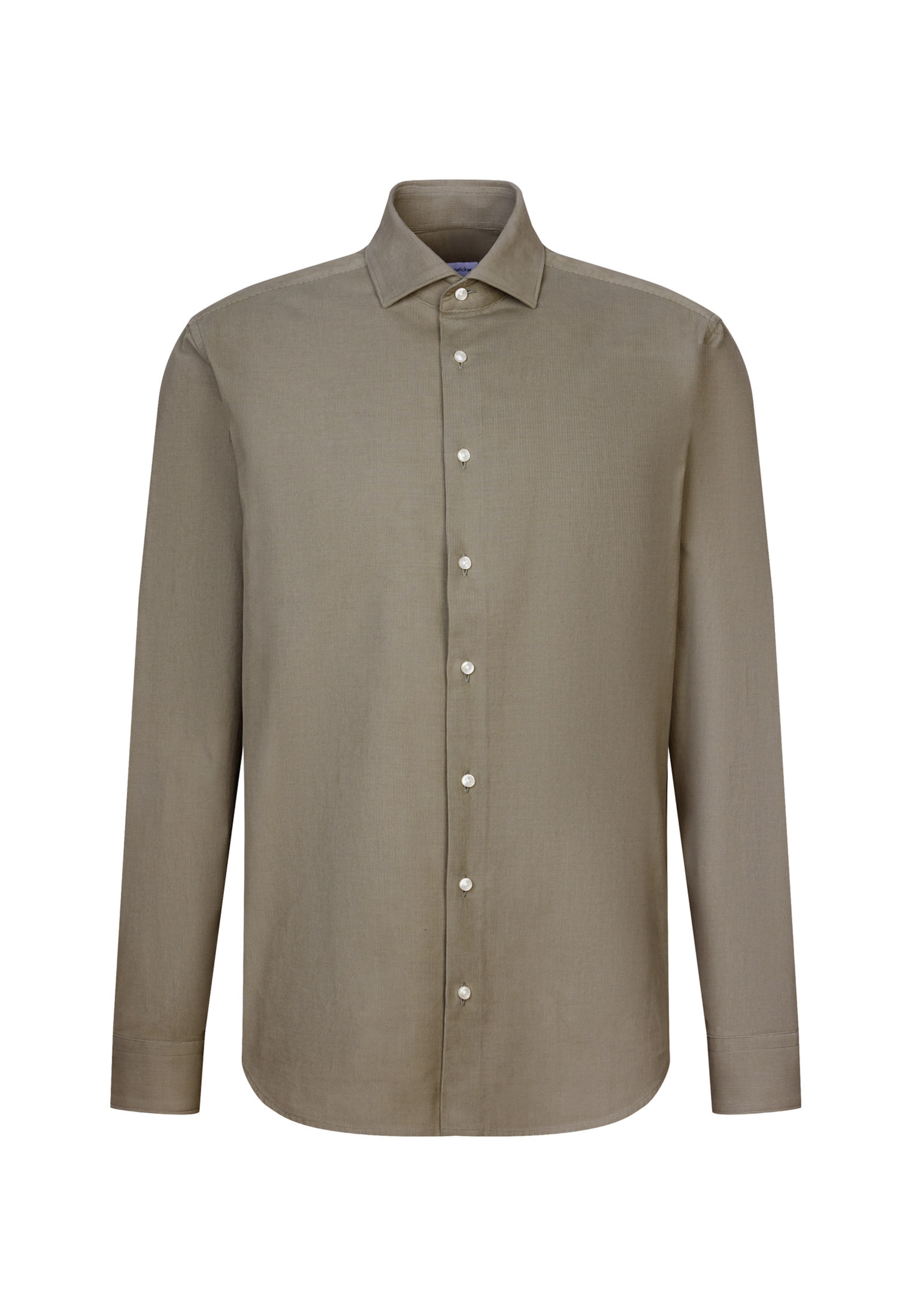 SEIDENSTICKER Button Up Shirt in Green: front