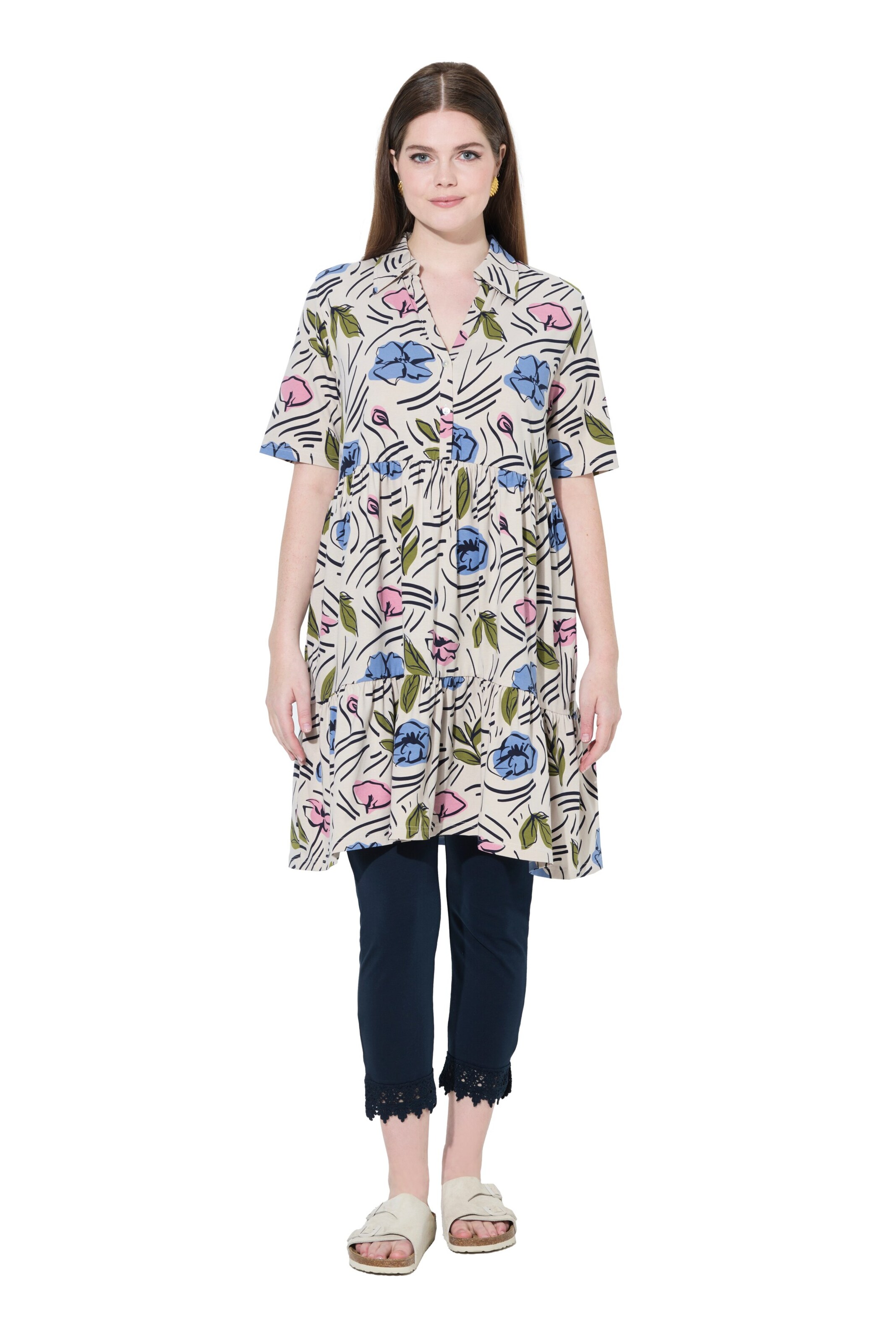 Ulla Popken Shirt in Beige: front