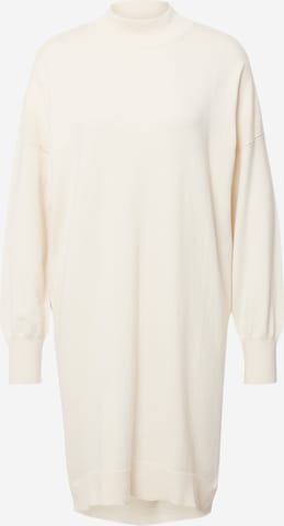 ESPRIT Knitted dress in Beige: front